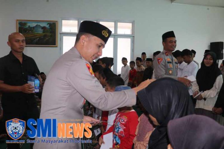 Kapolres Lebak Santuni Anak Yatim pada Peringatan Isra Mi’raj Nabi Muhammad SAW 1447 H di Mapolres Lebak