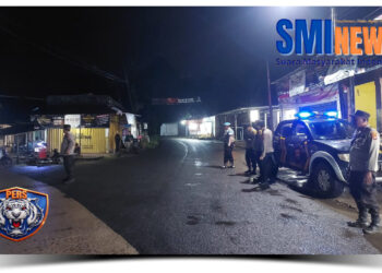 Patroli Rutin Polsek Cijaku Polres Lebak Antisipasi GU Kamtibmas di Darkum Kec.Cijaku dan Kec. Cigemblong