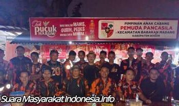 Ketua PAC Pemuda Pancasila Kecamatan Babakan Madang mengecam kericuhan KNPI versi farizan