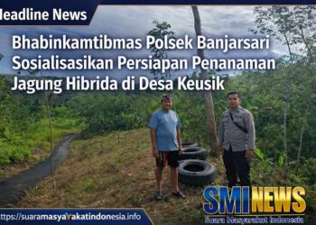 Bhabinkamtibmas Polsek Banjarsari Sosialisasikan Persiapan Penanaman Jagung Hibrida di Desa Keusik