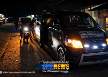 Hangatkan Ramadan, SPPG Banjarsari Keusik Gelar Aksi Sahur On The Road