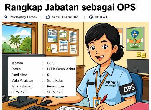 Sekdis Pendidikan Angkat Bicara Soal Guru PPPK Paruh Waktu Rangkap Jabatan sebagai OPS