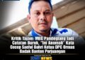 Kritik Tajam: MBG Pandeglang Jadi Catatan Buruk, “Ini Anomali” Kata Cecep Saeful Bahri Ketua DPC Ormas Badak Banten Perjuangan