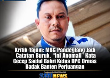 Kritik Tajam: MBG Pandeglang Jadi Catatan Buruk, “Ini Anomali” Kata Cecep Saeful Bahri Ketua DPC Ormas Badak Banten Perjuangan